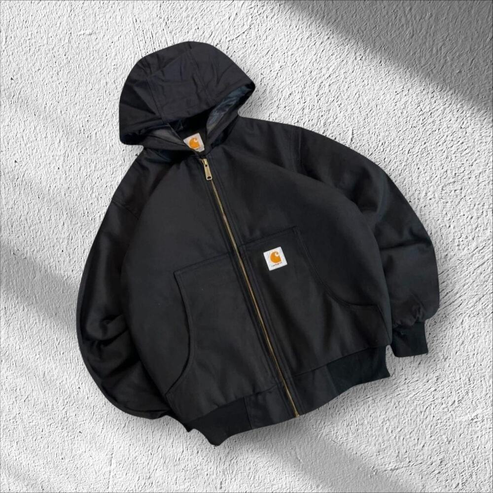 Carhartt Reworked Hooded Jacket Small Full Zip Long Sleeve S